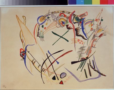 ""Suprematism"" Akvarell av Vassily Kandinsky (eller Wassily Kandinski eller Kandinskij av Wassily Kandinsky