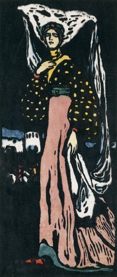 Natten - stor version; Natten - stor version av Wassily Kandinsky
