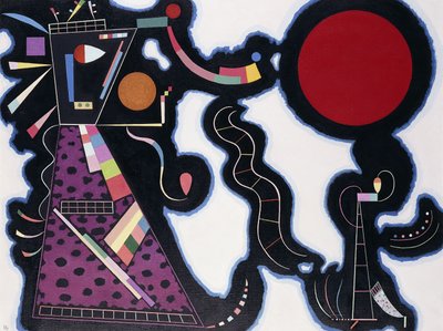 Röda cirkeln; Der Rote Kreis av Wassily Kandinsky