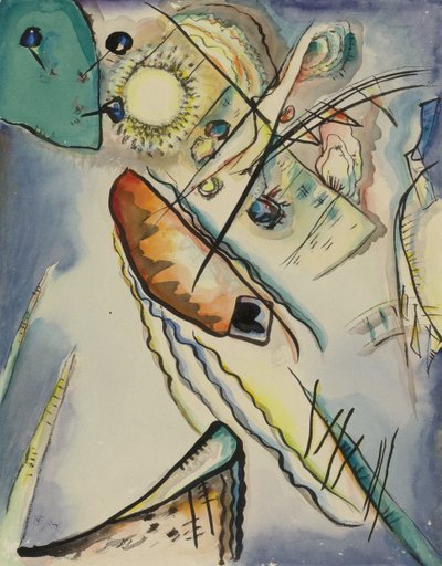 Utan titel, 1916 av Wassily Kandinsky