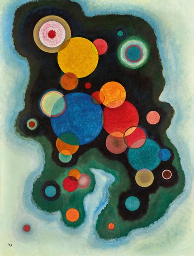 Fördjupad impuls, 1928. av Wassily Kandinsky