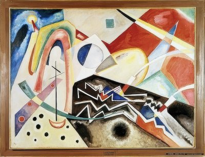 Vit sicksack. 1922 av Wassily Kandinsky
