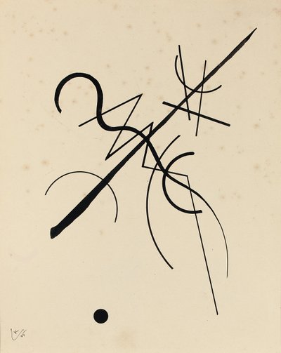 Ritning för punkt och linje till yta av Wassily Kandinsky