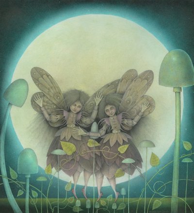 Dancing Faeries, 2011 (blandteknik) av Wayne Anderson