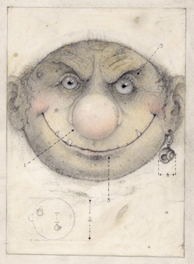 Porträtt av en Leprechaune av Wayne Anderson