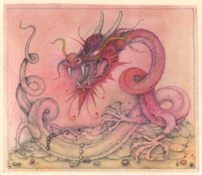Wicked Dragon, 2000 (blandteknik) av Wayne Anderson