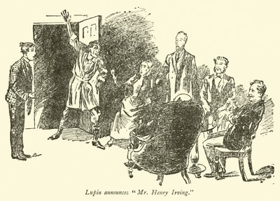 Lupin tillkännager Mr Henry Irving av Weedon Grossmith