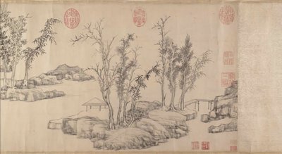 Summer Retreat i Eastern Grove, kan dateras till före 1515. av Wen Zhengming