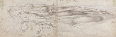 Utsikt från Peterborough Tower i Tangier av Wenceslaus Hollar