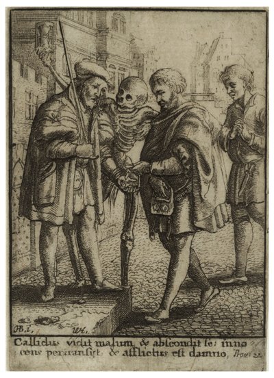 Förespråkare. Tillstånd 2 av Wenceslaus Hollar