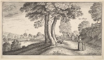 Albury, 1625-77. av Wenceslaus Hollar
