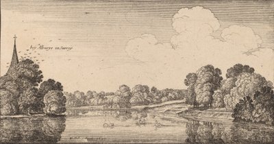 Albury, 1645. av Wenceslaus Hollar