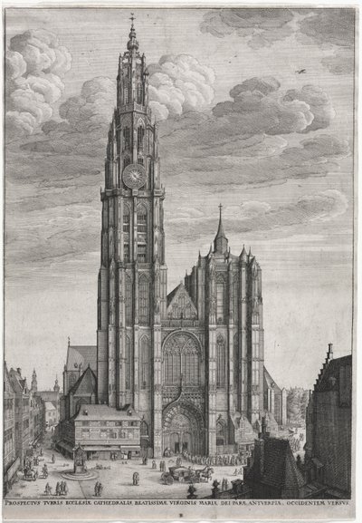 Antwerpens katedral, 1649. av Wenceslaus Hollar