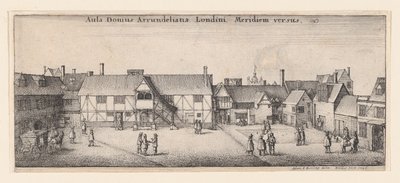 Arundels hus från söder, 1646, 1646. av Wenceslaus Hollar