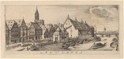 Höst: Vinmarknaden av Wenceslaus Hollar