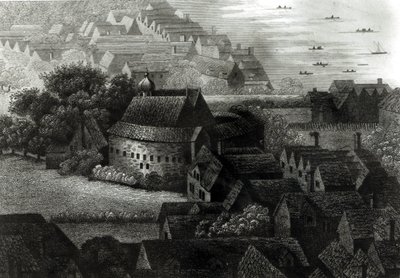 Björnträdgård, 1647 av Wenceslaus Hollar