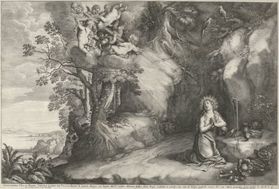Maria Magdalena till Boetawardi av Wenceslaus Hollar