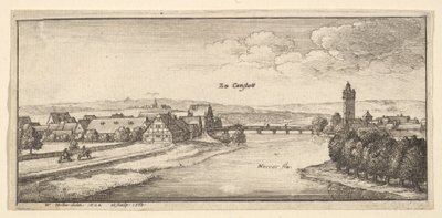 Cannstadt, 1665. av Wenceslaus Hollar