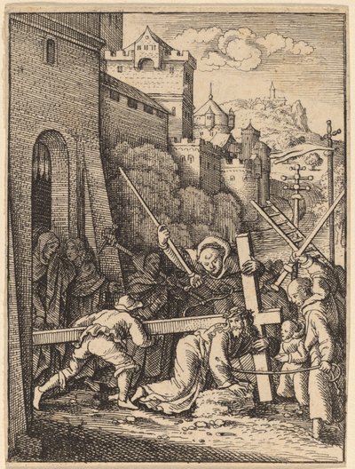 Att bära korset av Wenceslaus Hollar