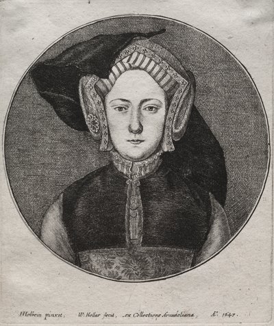 Katarina av Aragonien av Wenceslaus Hollar