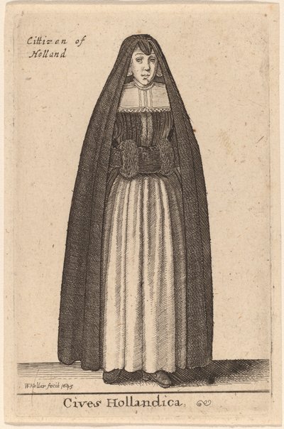holländska medborgare av Wenceslaus Hollar