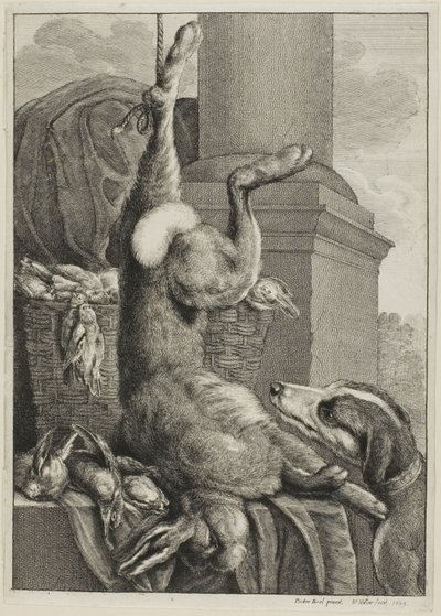 Död Hare av Wenceslaus Hollar