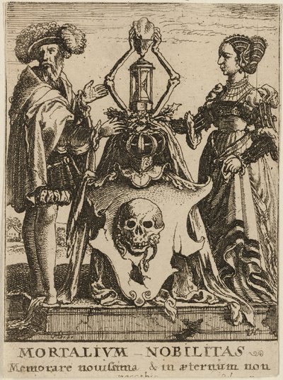 Dödens vapensköld av Wenceslaus Hollar