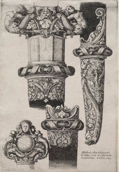 Design för Dolkar av Wenceslaus Hollar