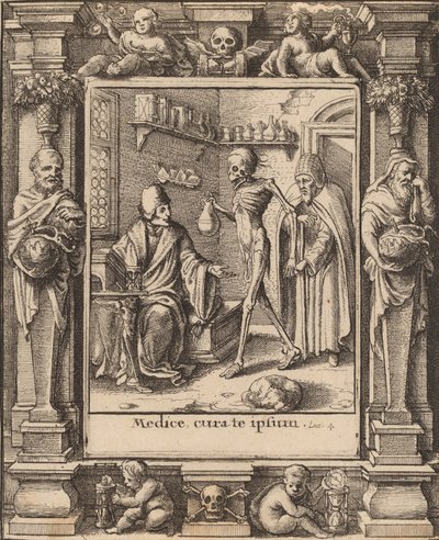 Läkare, 1651. av Wenceslaus Hollar