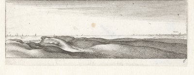 Sanddyner nära Naarden Small Seascapes (serietitel) av Wenceslaus Hollar