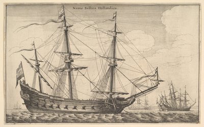 Holländskt krigsskepp, 1647. av Wenceslaus Hollar