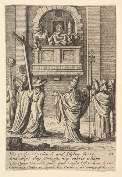 Se man, 1625-77. av Wenceslaus Hollar