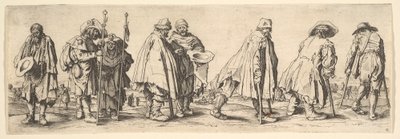 Åtta tiggare, 1630. av Wenceslaus Hollar