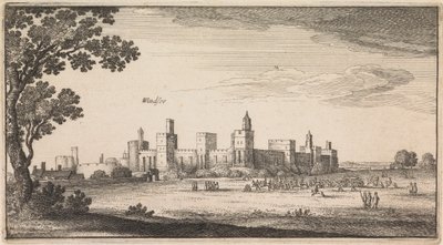 Engelska vyer: Windsor av Wenceslaus Hollar