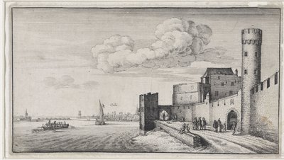 Vy över Kölns stadsmurar av Wenceslaus Hollar