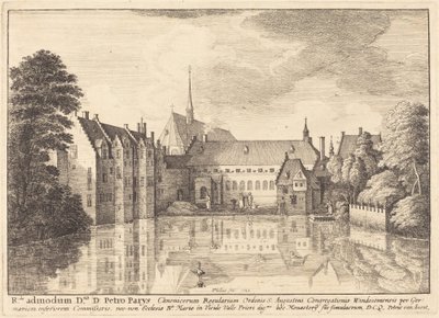 Groenendael Abbey av Wenceslaus Hollar