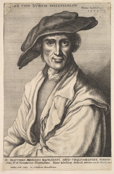 Hans von Zürich Goltshmidt, 1647. av Wenceslaus Hollar