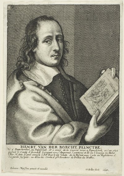 Hendrik van der Borcht den yngre av Wenceslaus Hollar
