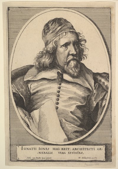 Inigo Jones, 1655. av Wenceslaus Hollar