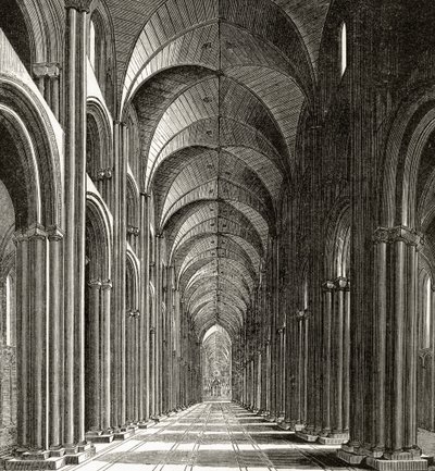 Interiör av Nave of St. Paul