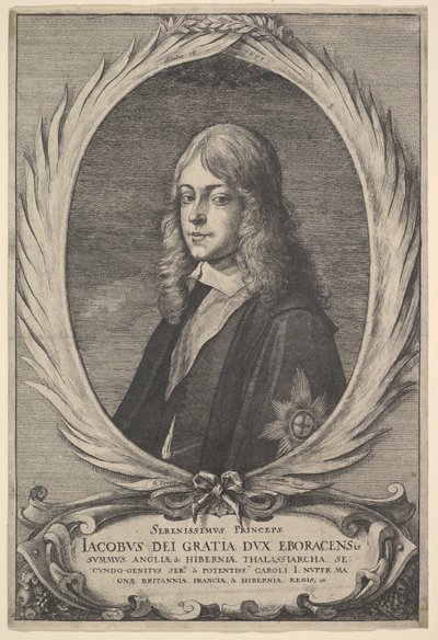 James, hertig av York, 1651. av Wenceslaus Hollar
