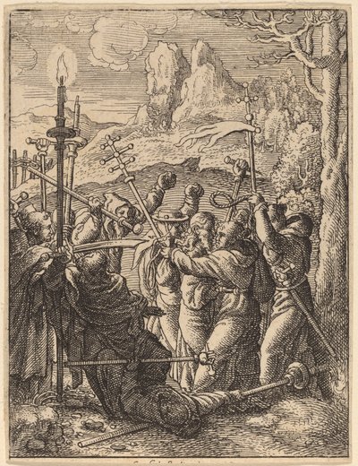 Jesus tagen av Wenceslaus Hollar