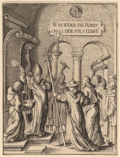 Jesus inför Kaifas av Wenceslaus Hollar