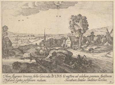 juli, 1628-29. av Wenceslaus Hollar