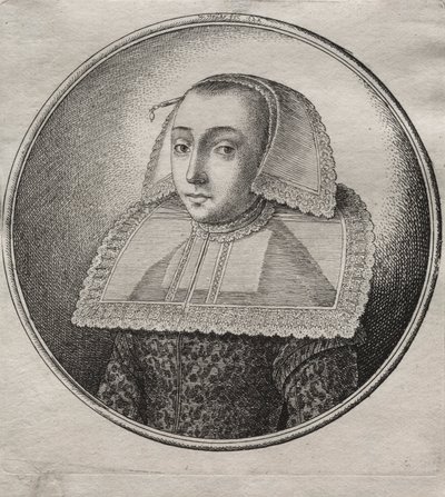 Köpmanshustru från Hanan, 1649. av Wenceslaus Hollar