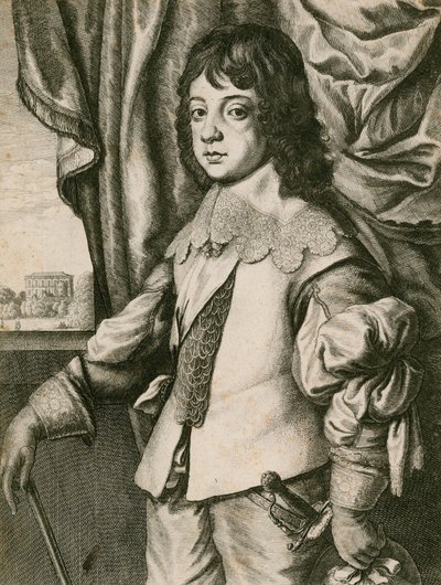 Kung Karl II som pojke av Wenceslaus Hollar