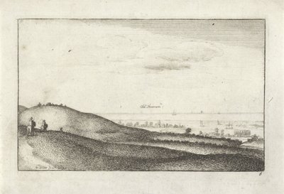 Landskap med utsikt över Shoreham av Wenceslaus Hollar