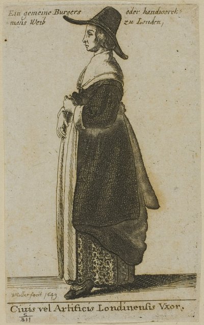 London fru av Wenceslaus Hollar