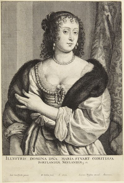 Maria Stuart av Wenceslaus Hollar