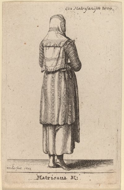 Matrisana M. av Wenceslaus Hollar